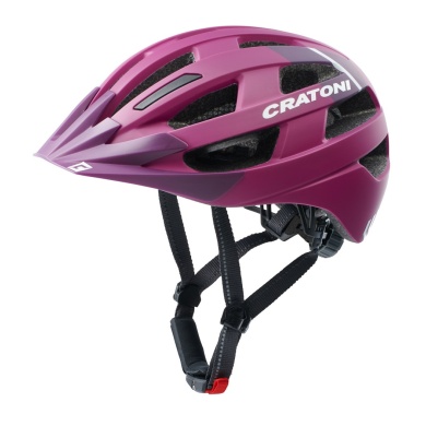 Kask rowerowy Cratoni Velo X fioletowy matowy